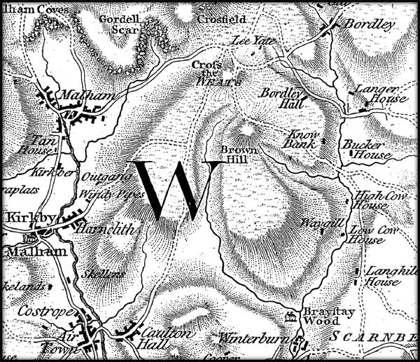 Calton Moor Map