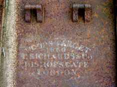 Old target plate